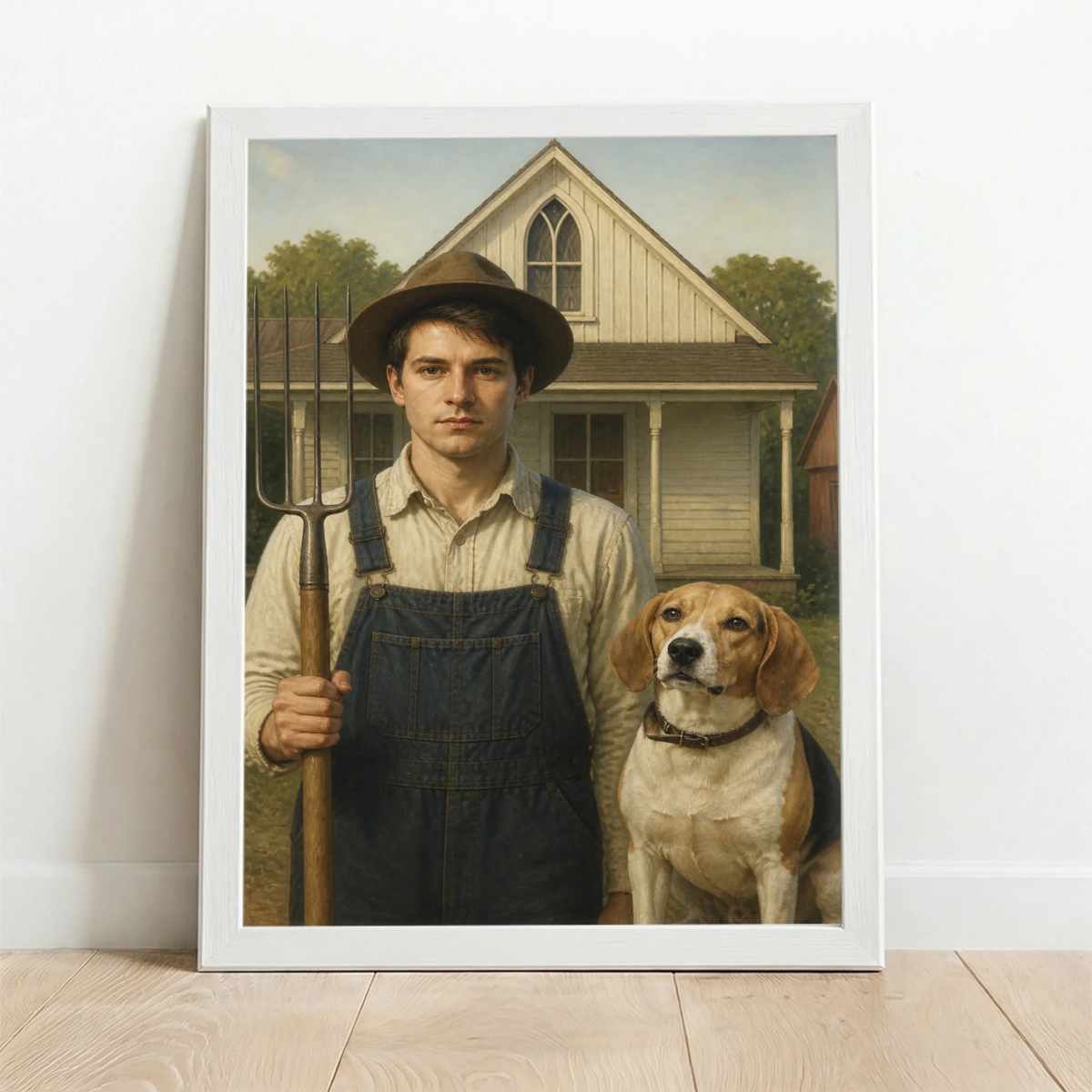 Framed Poster white