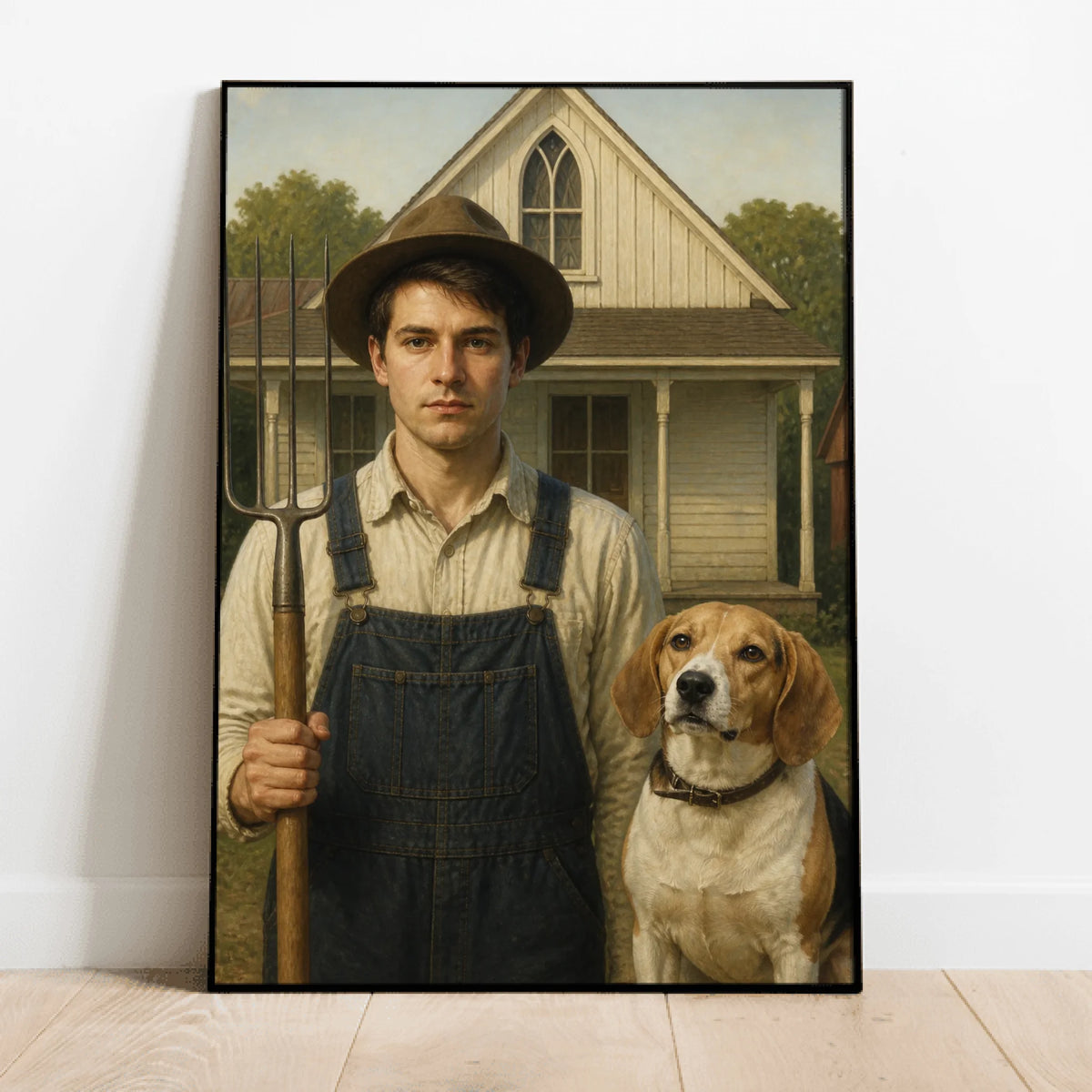 Personalized Poster - American Gothic Parody