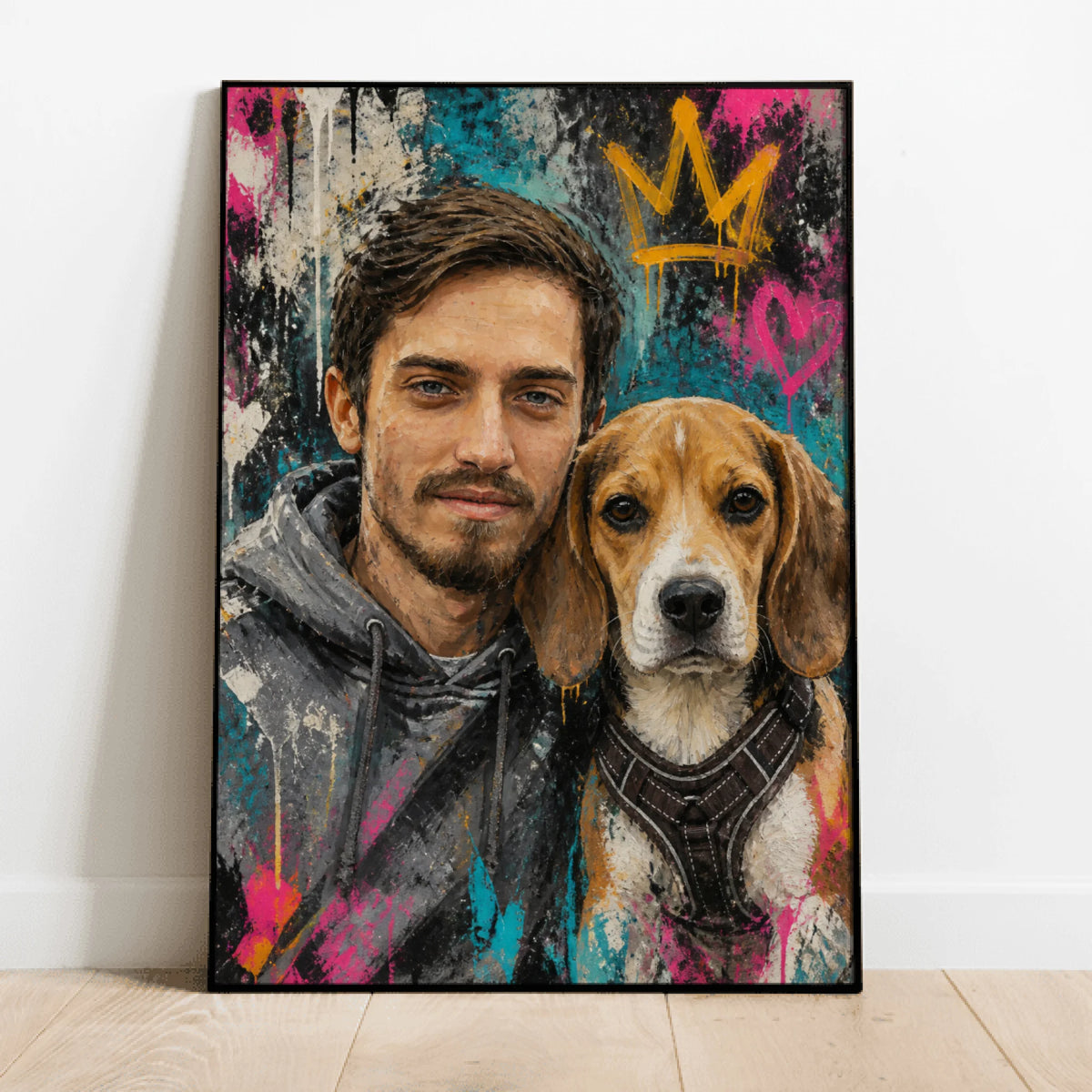 Personalized Poster - Graffiti Mural Duo