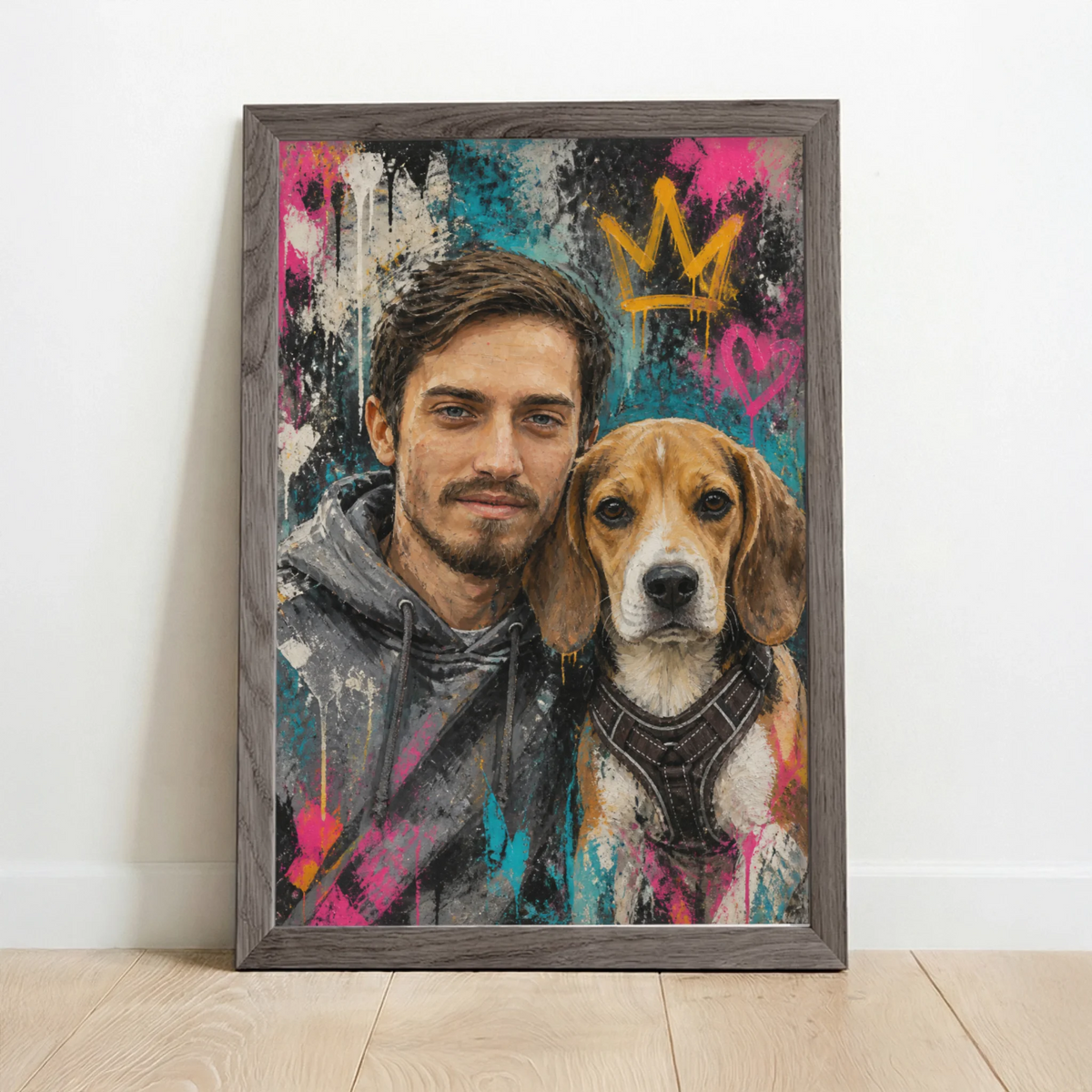 Framed Poster UK oak copy