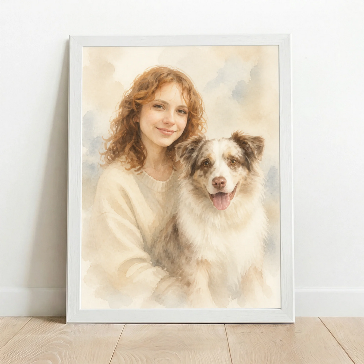 Framed Poster white