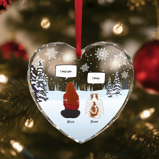 Glass Ornament US SHOP heart