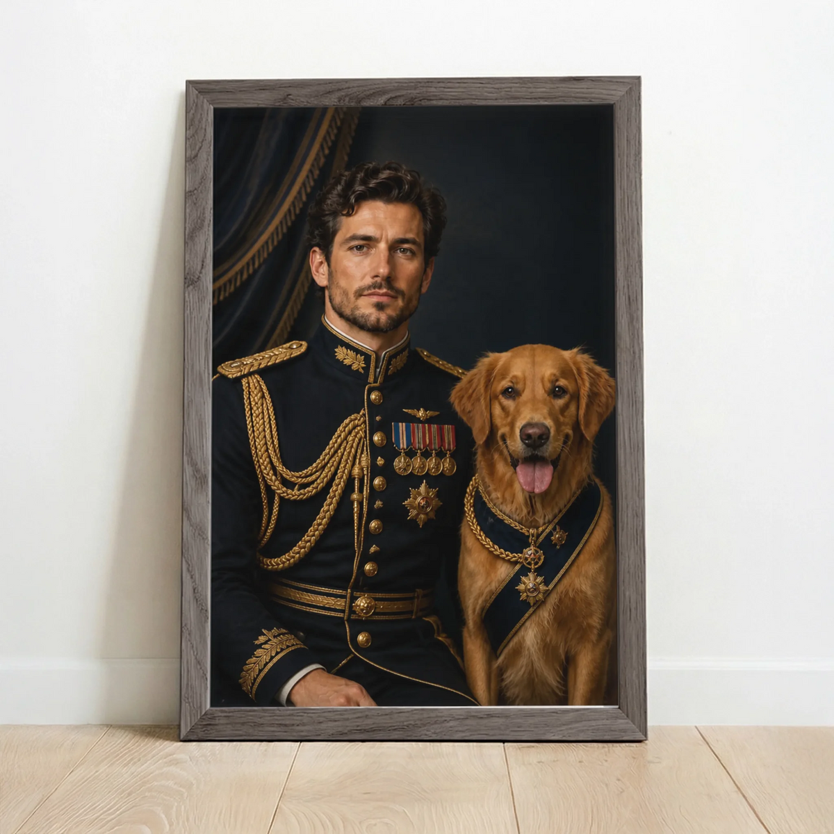 Framed Poster UK oak copy