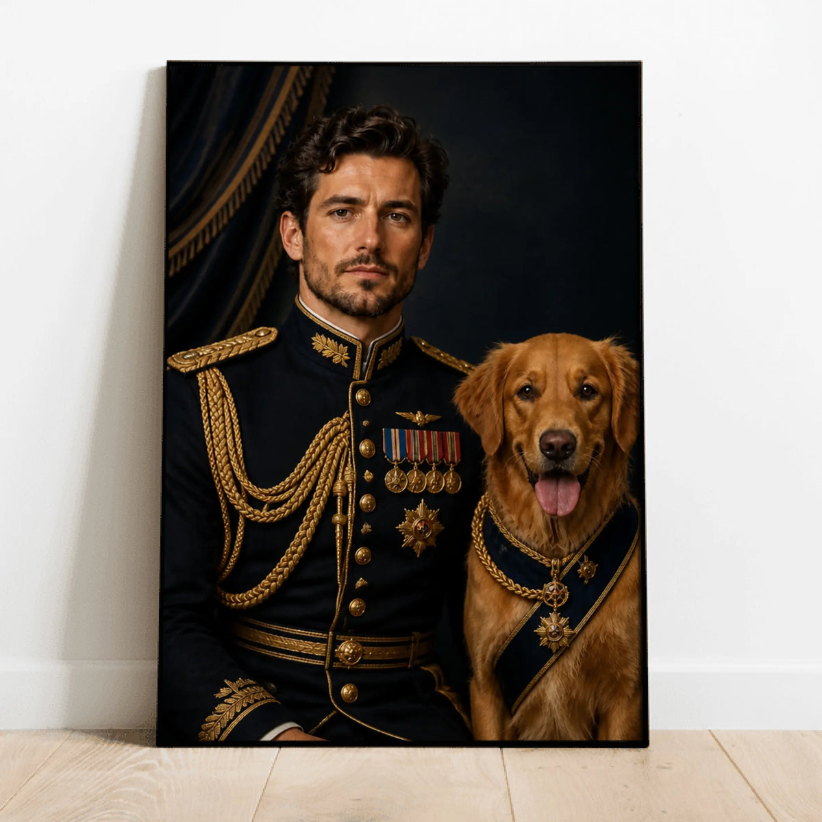 Personalized Poster -  Royal Military Portrait