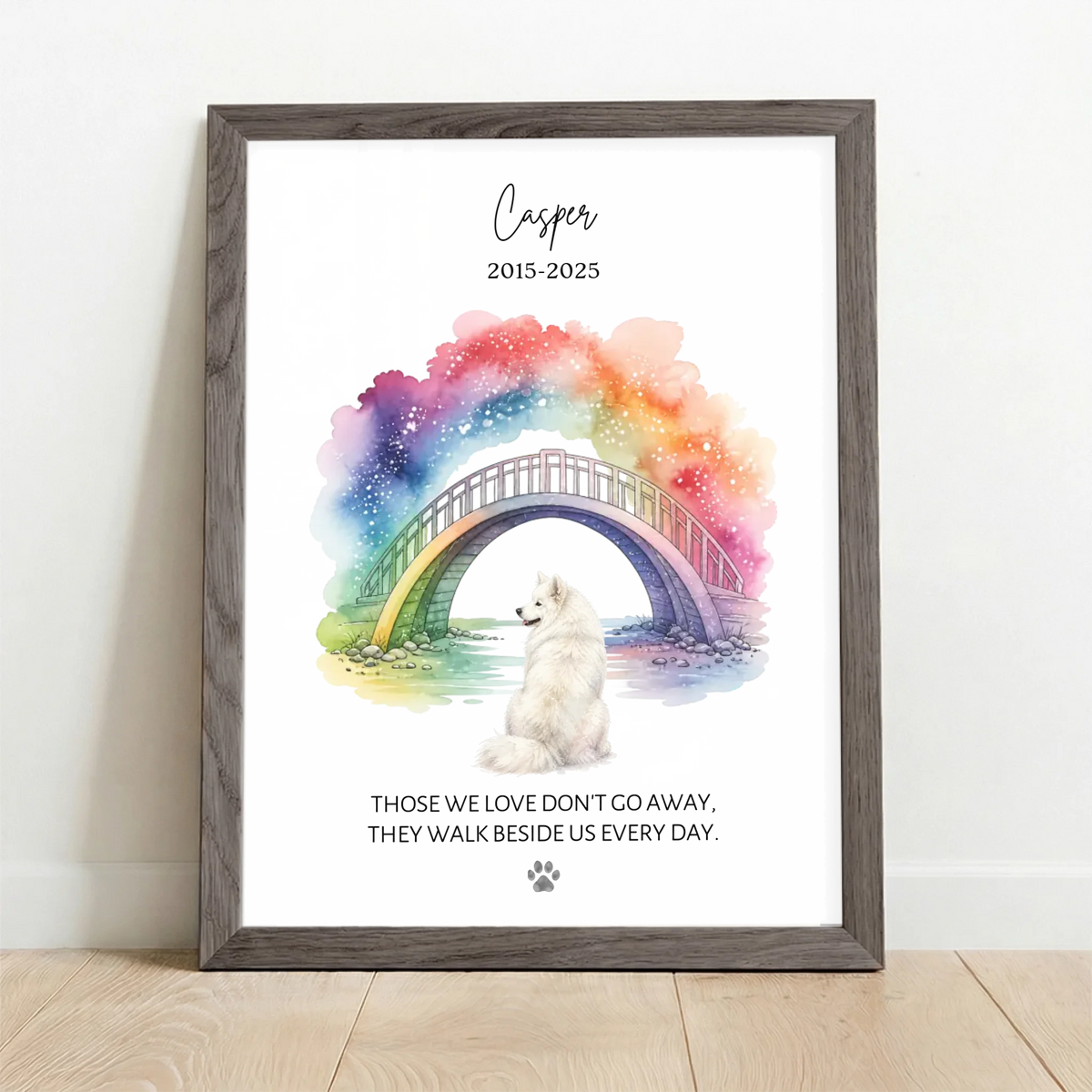Framed Poster UK oak