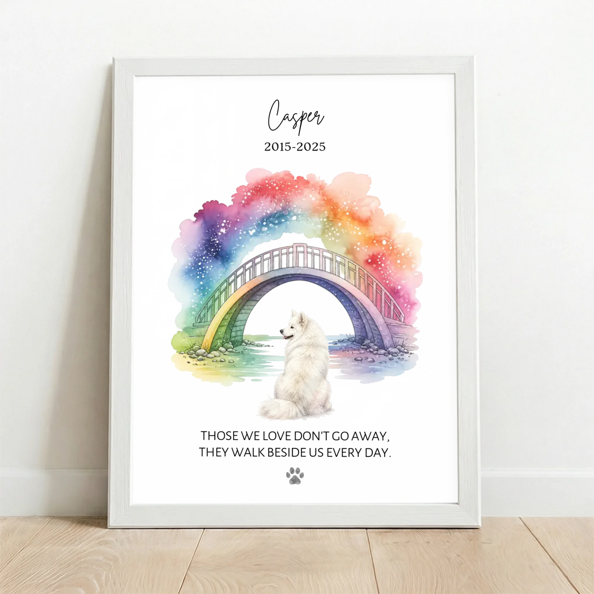 Framed Poster white