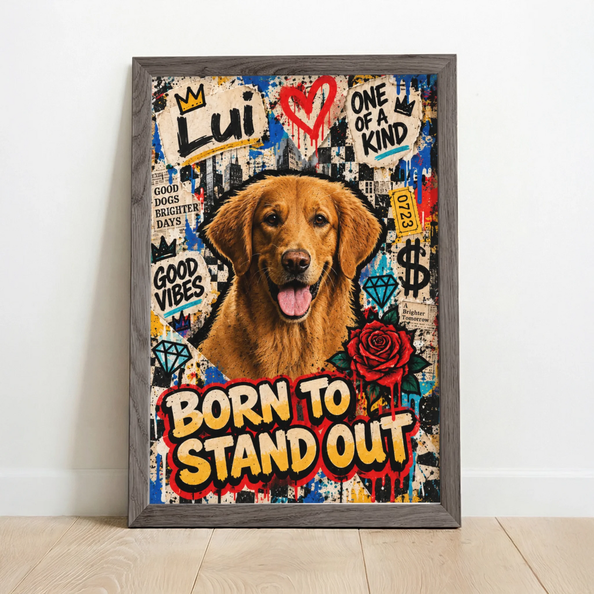 Framed Poster UK oak copy