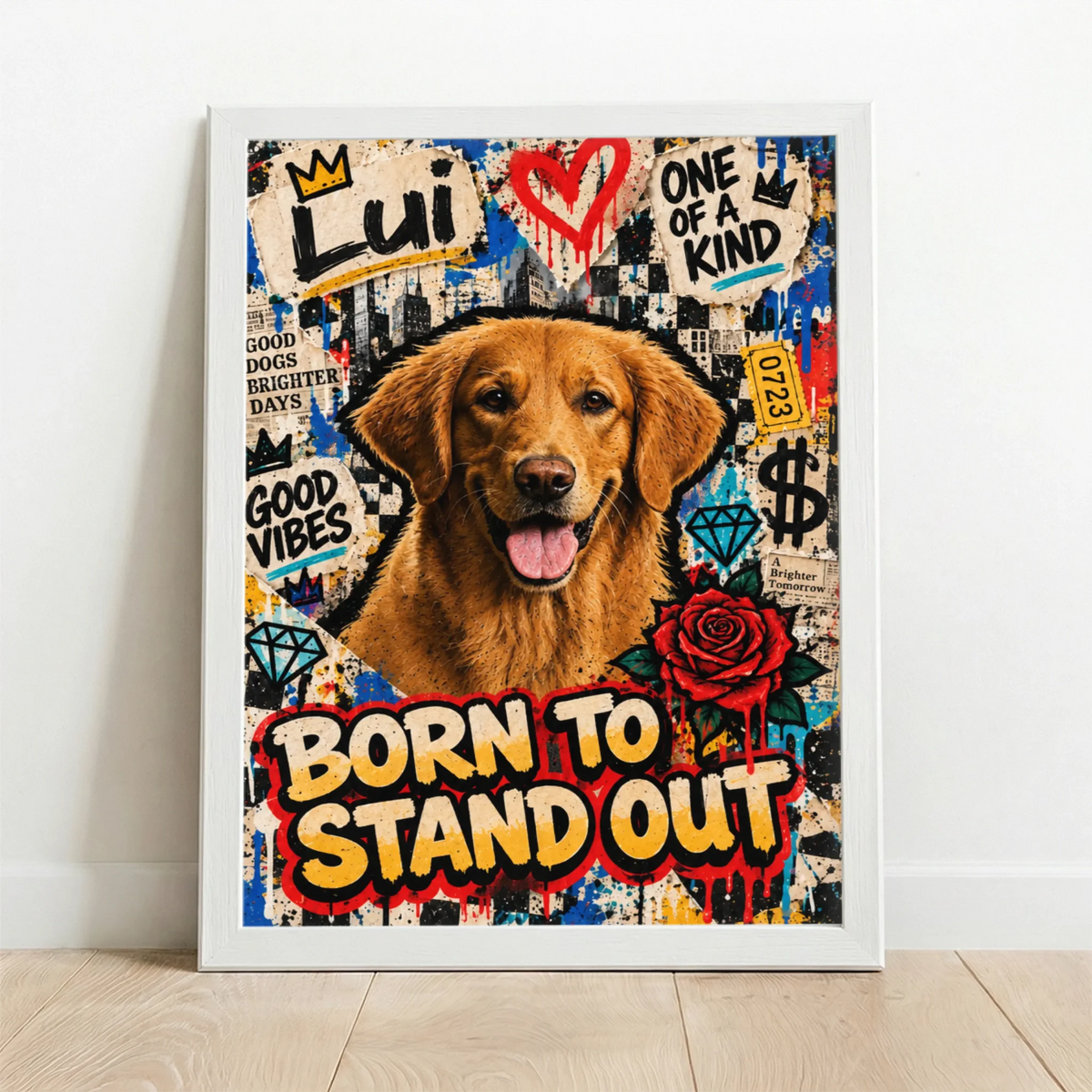 Framed Poster white