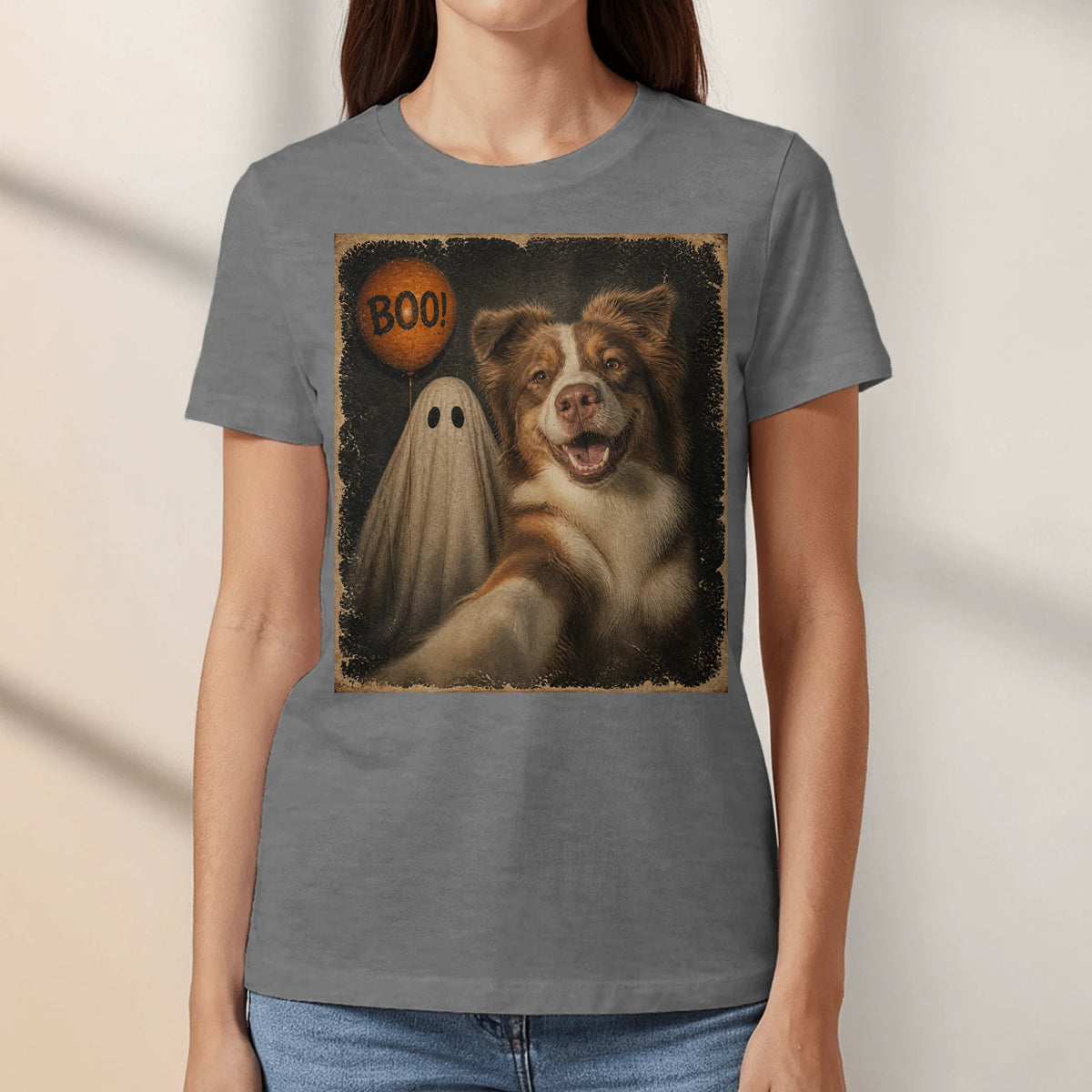 Personalized T-Shirt - Halloween Pet Selfie