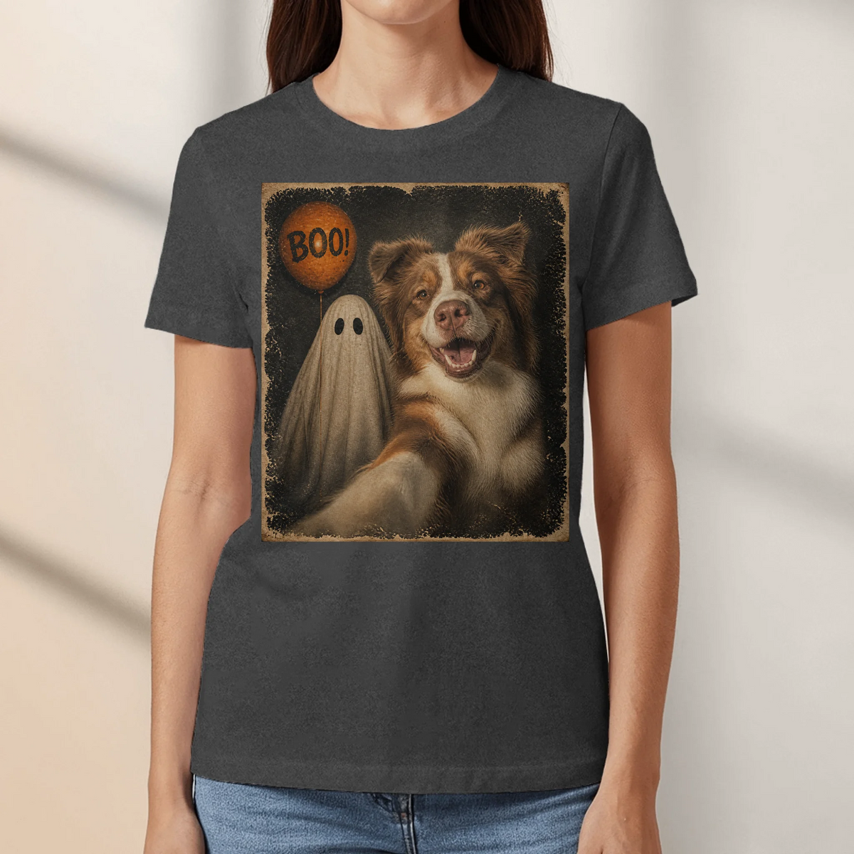 Personalized T-Shirt - Halloween Pet Selfie