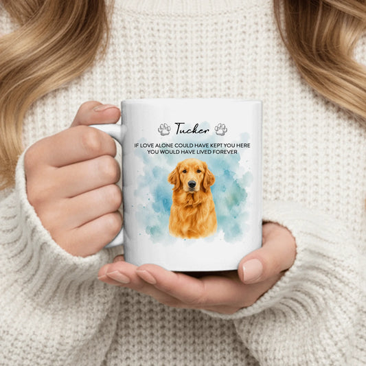 Personalized Mug - Watercolor Style Pet Portrait