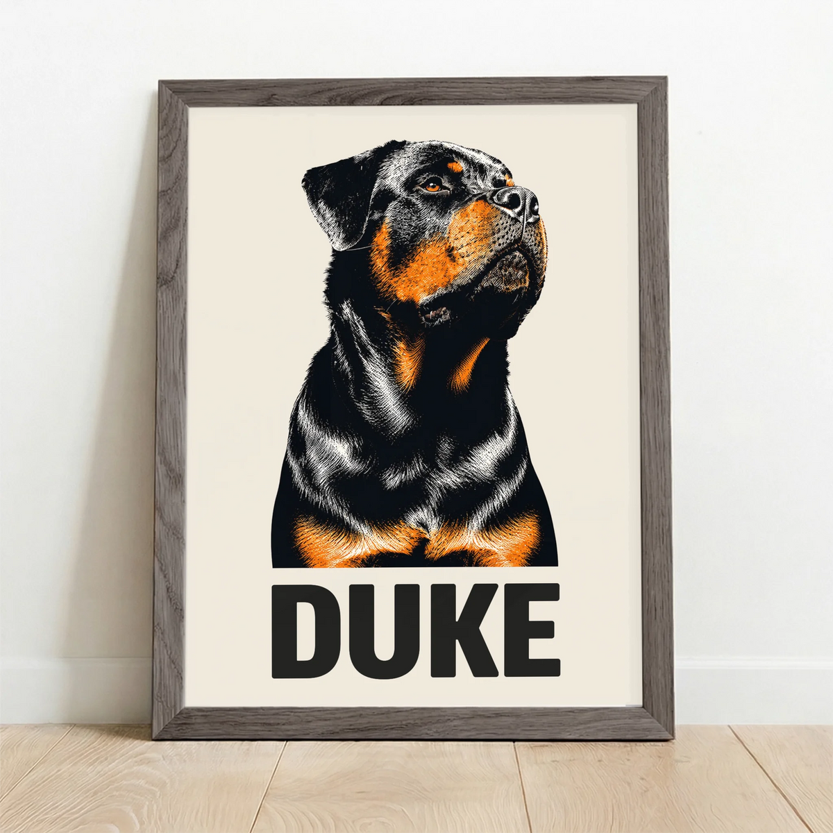 Framed Poster UK oak