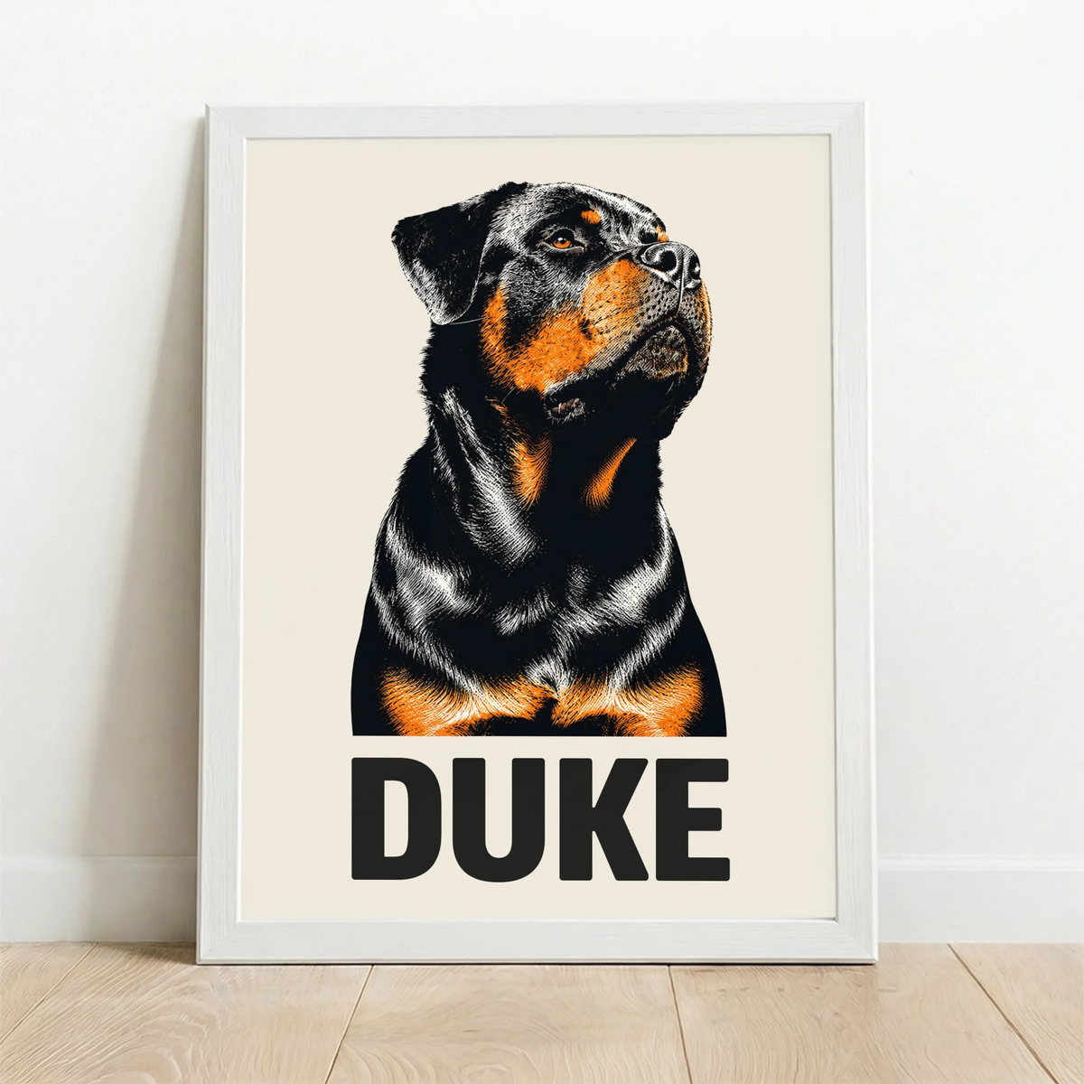 Framed Poster white