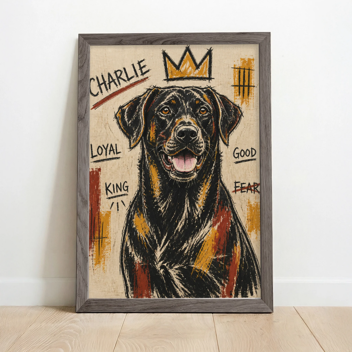 Framed Poster UK oak copy