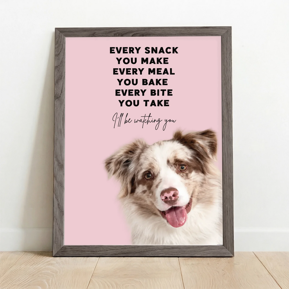 Framed Poster UK oak