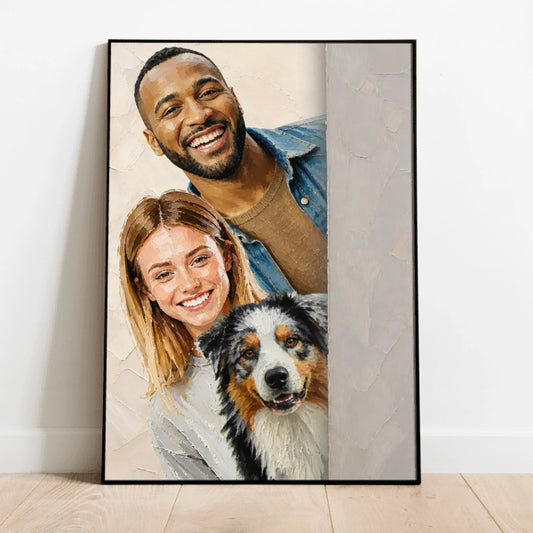 Personalized Poster - Peekaboo Family