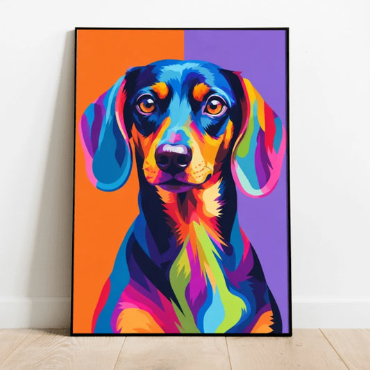 Personalized Poster - Colourful Pop Art Portrait