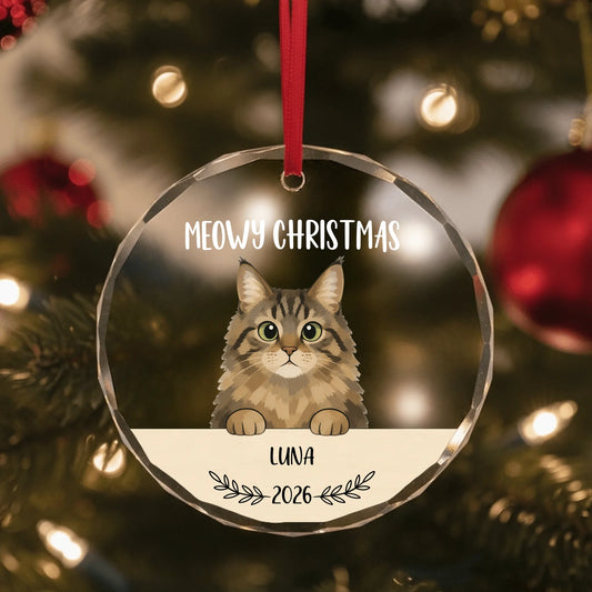 Glass Ornament US SHOP circle