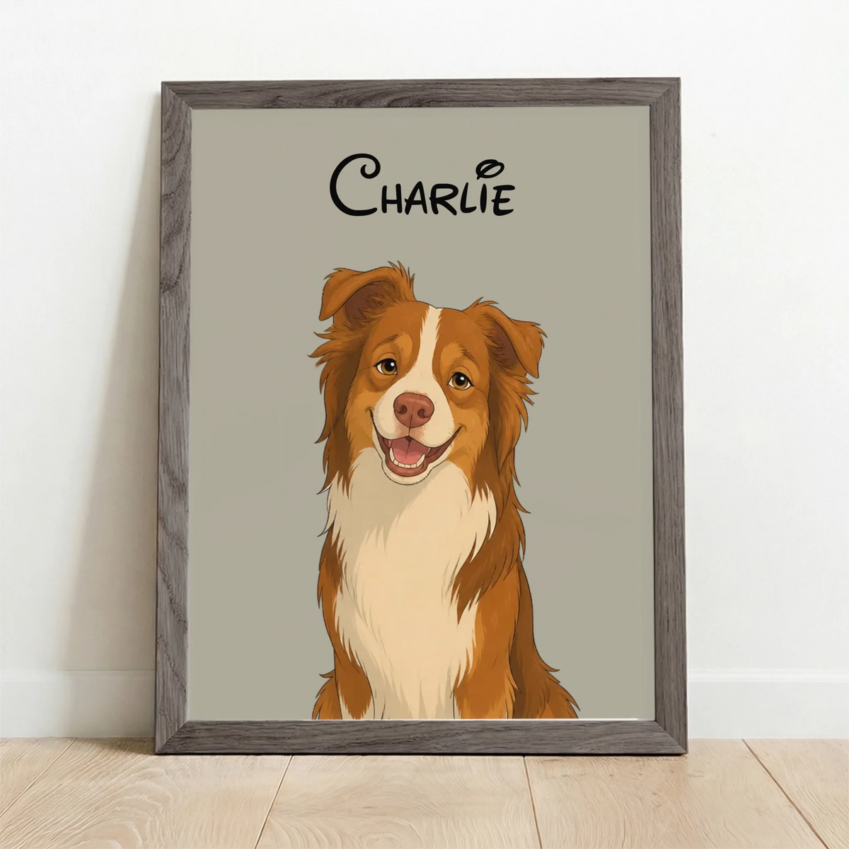 Framed Poster UK oak