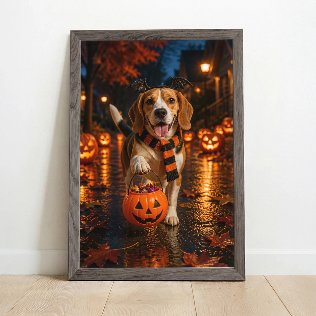 Framed Poster UK oak copy