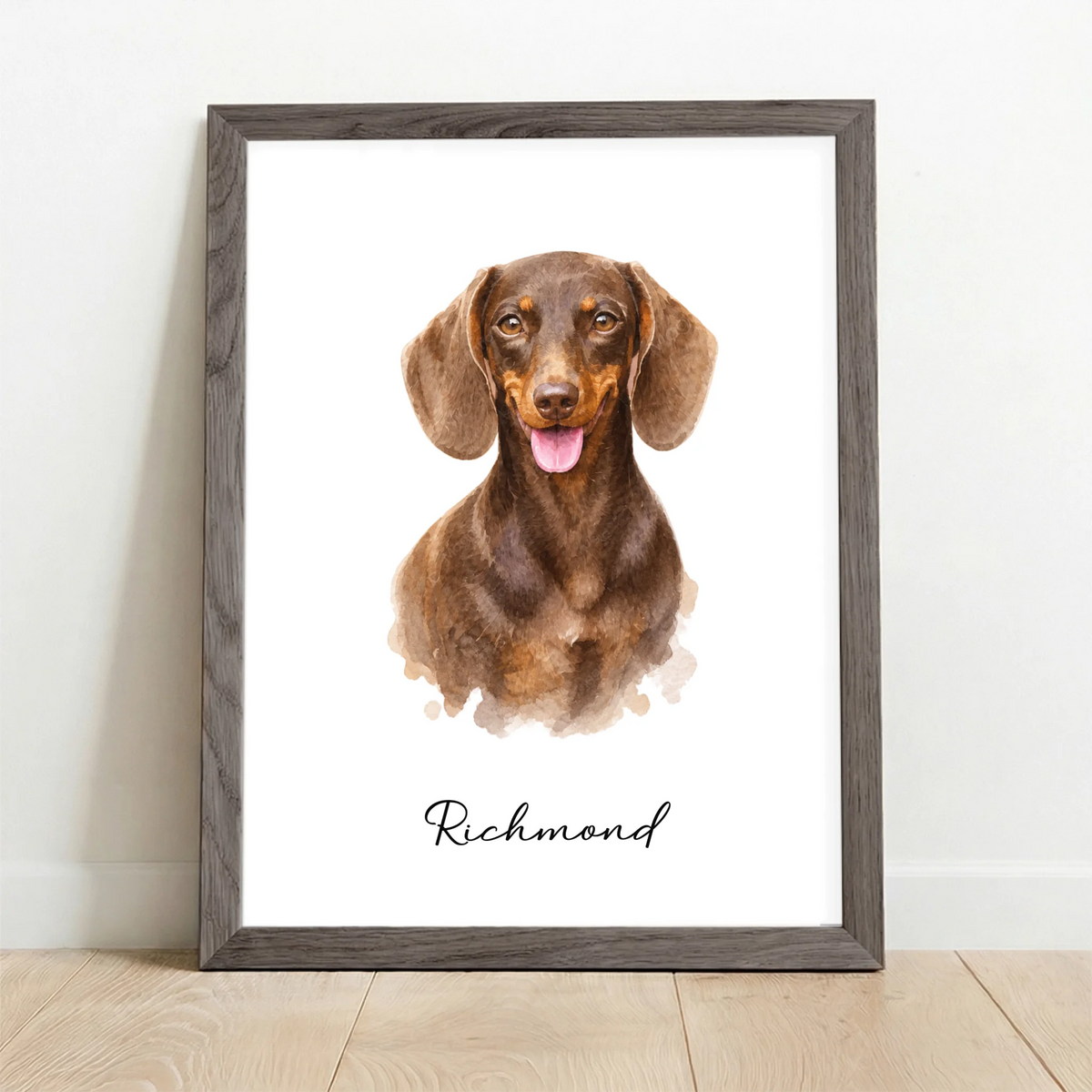 Framed Poster UK oak