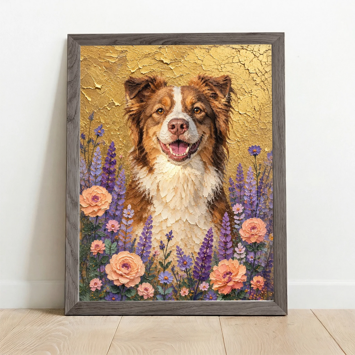 Framed Poster UK oak