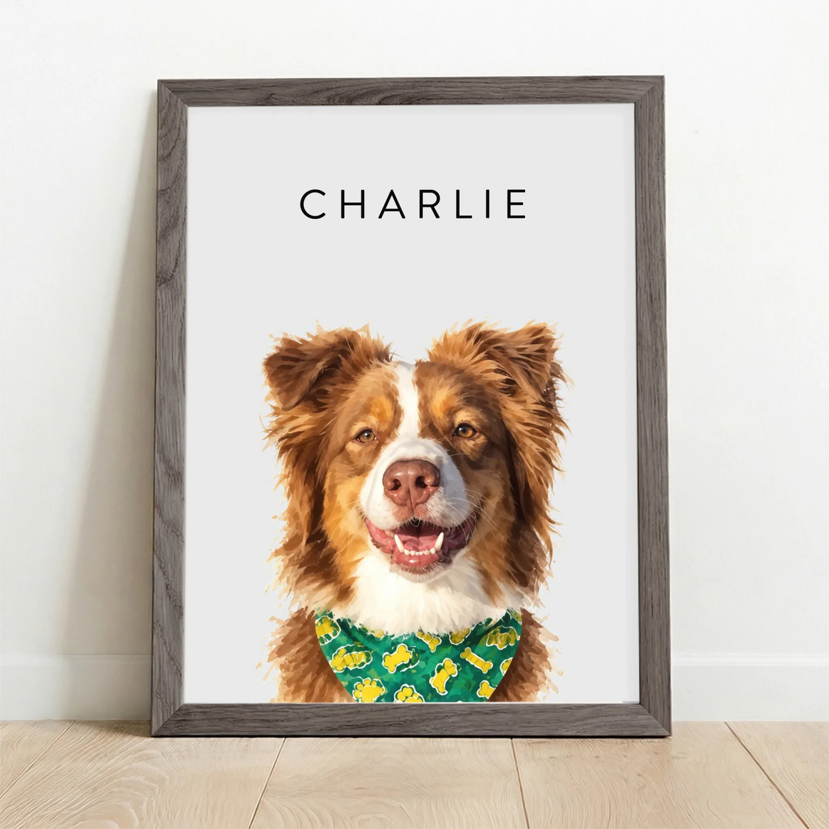 Framed Poster UK oak