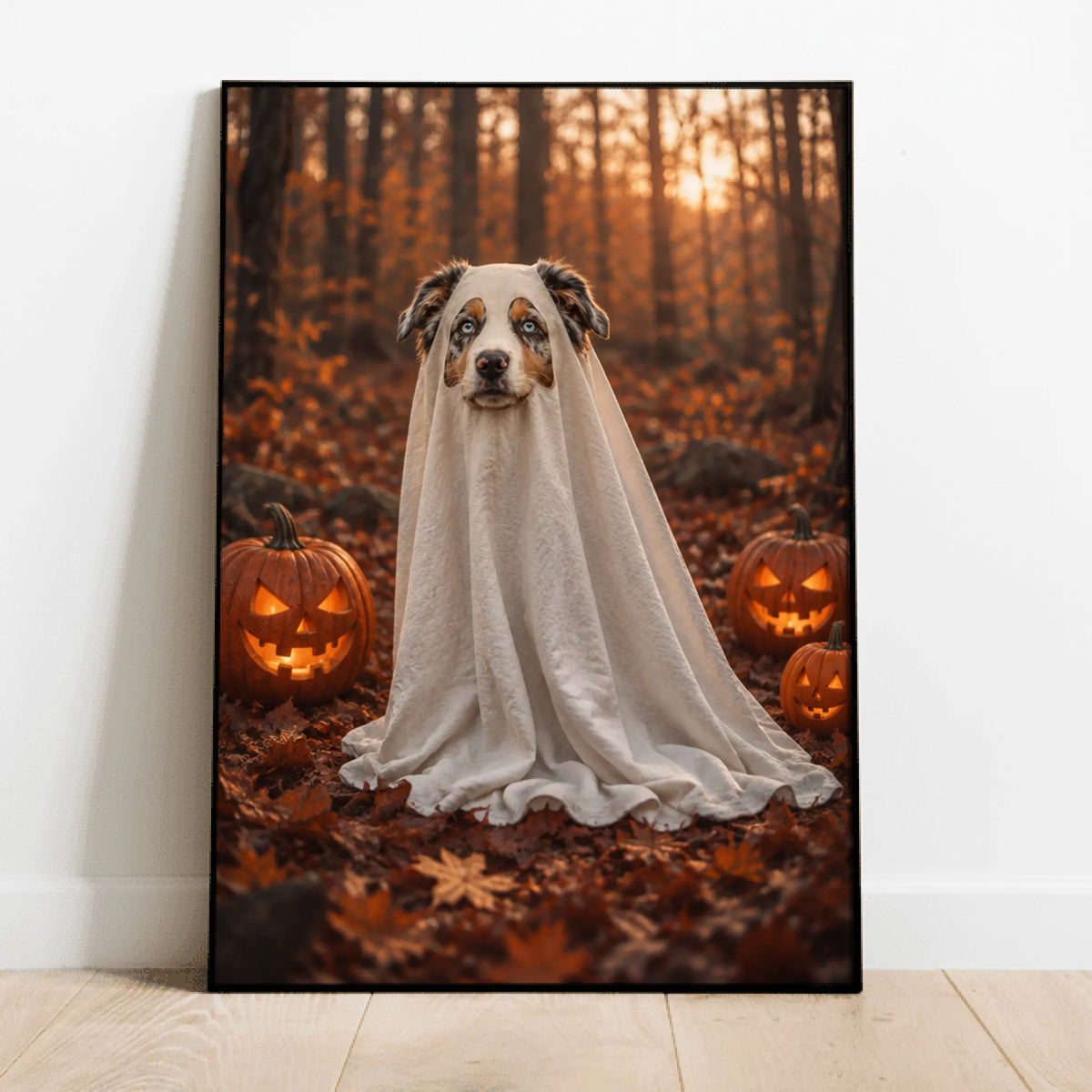 Personalized Poster - Pet Ghost Photoshoot