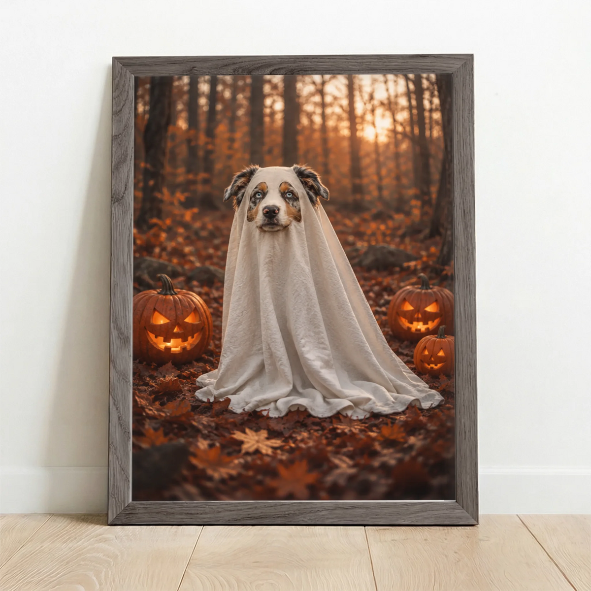 Framed Poster UK oak