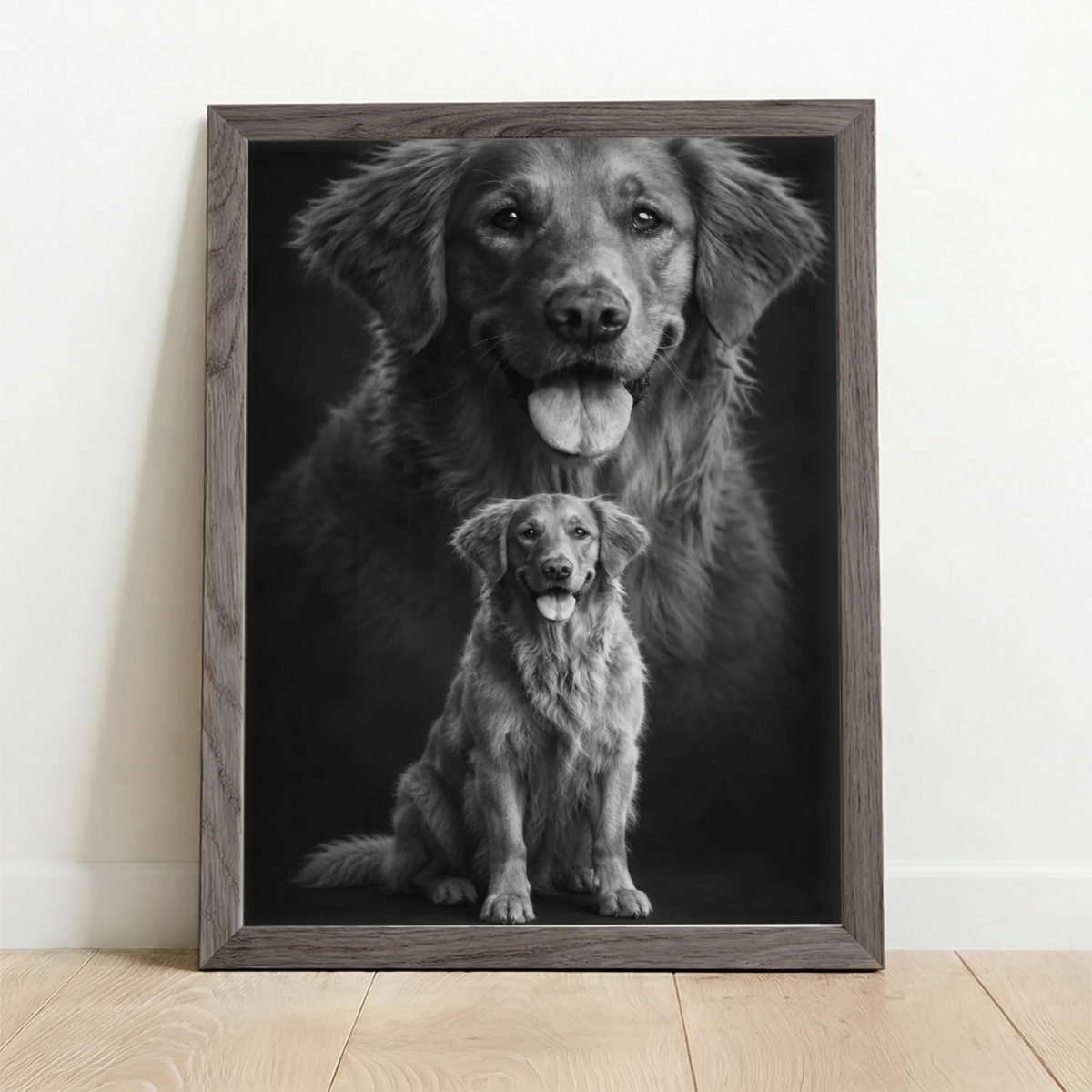 Framed Poster UK oak