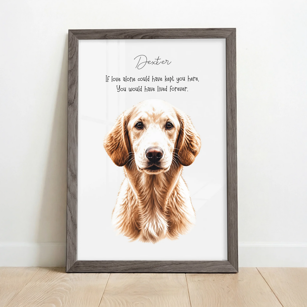Framed Poster UK oak copy