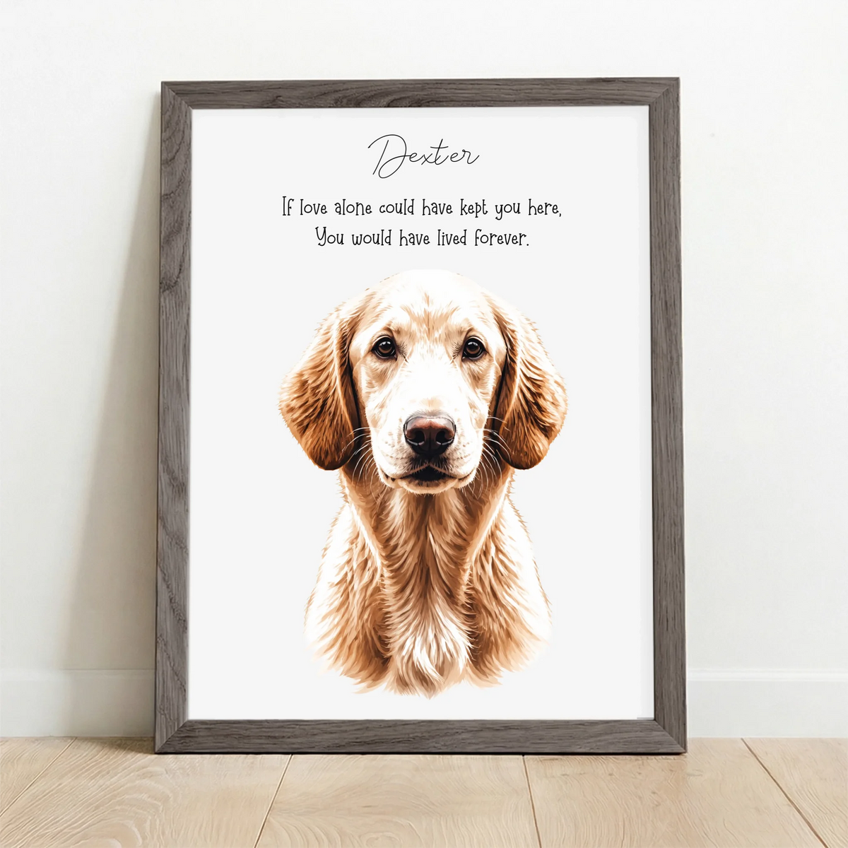 Framed Poster UK oak