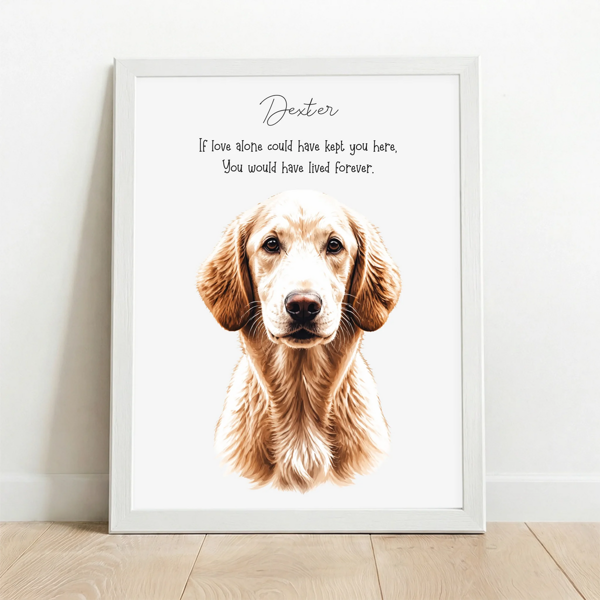 Framed Poster white