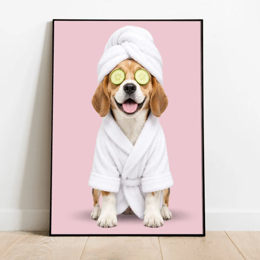 Personalized Poster - Funny Bathroom Portrait