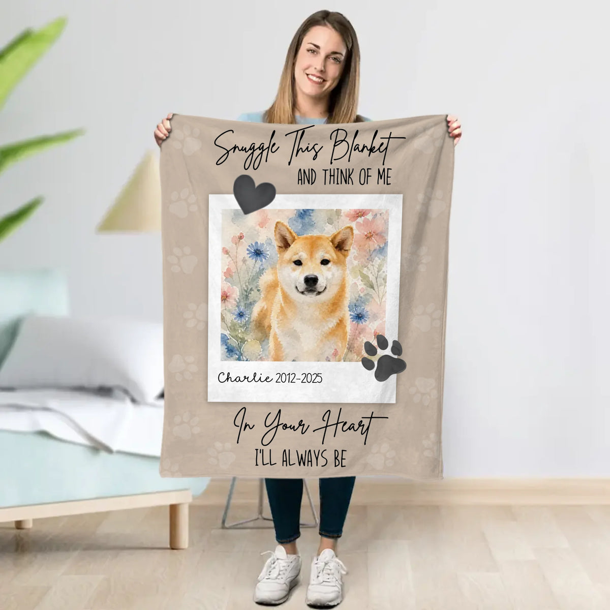 Personalized Blanket - Pet Memorial