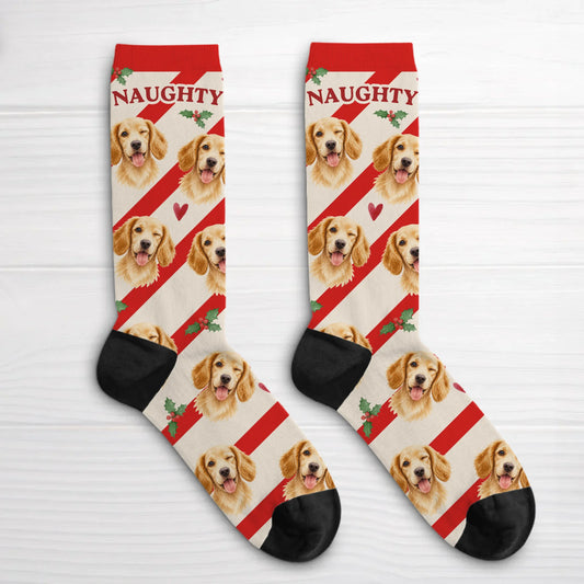 Personalized Socks - Naughty Christmas Pets