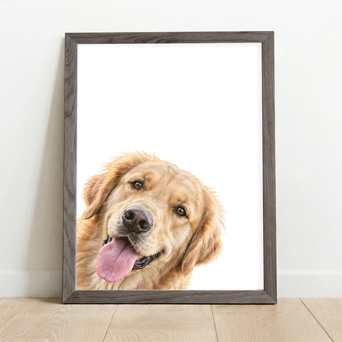 Framed Poster UK oak
