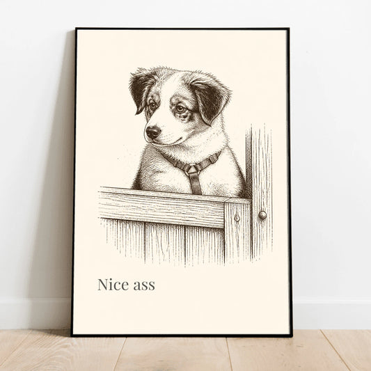 Personalized Poster - Vintage Pet