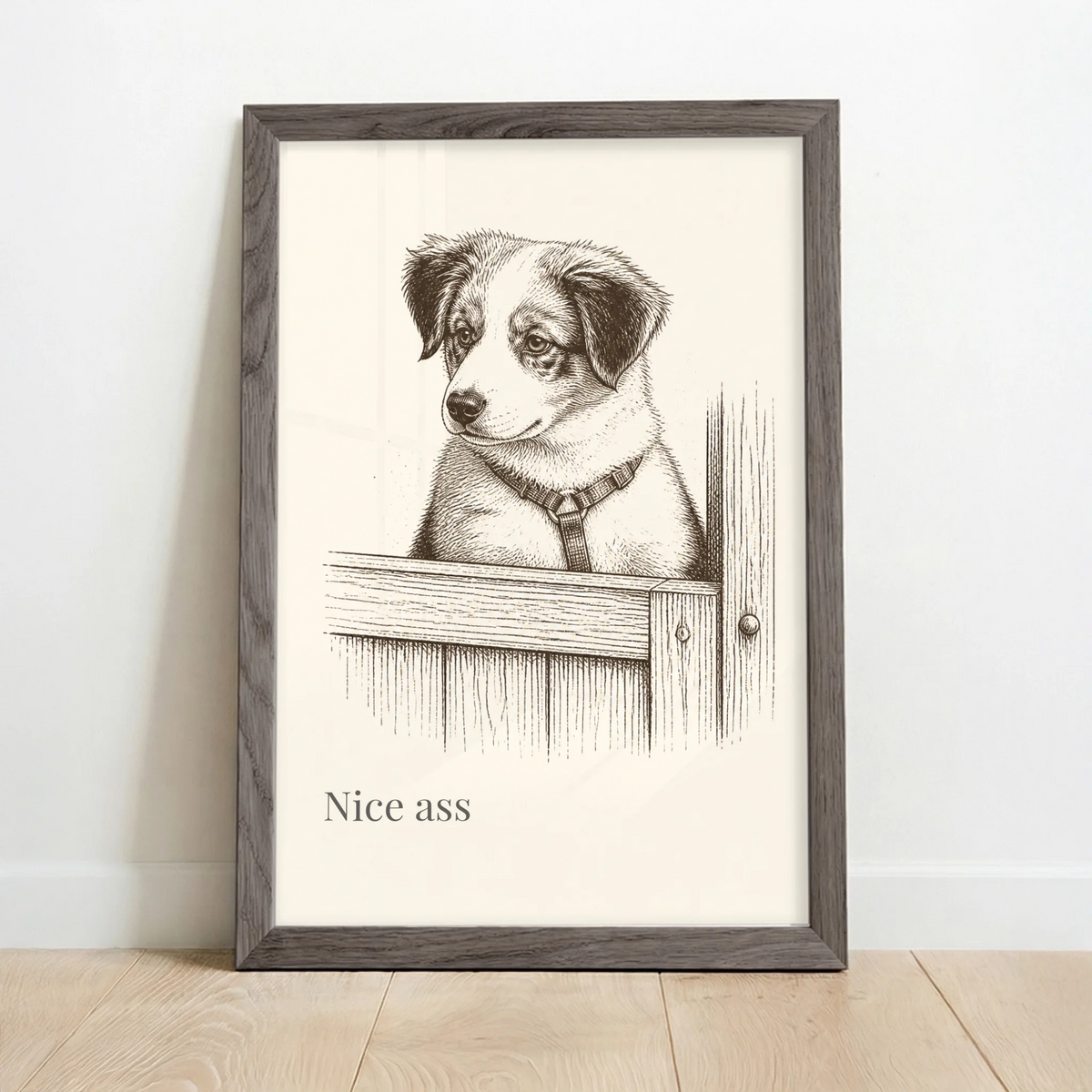 Framed Poster UK oak copy