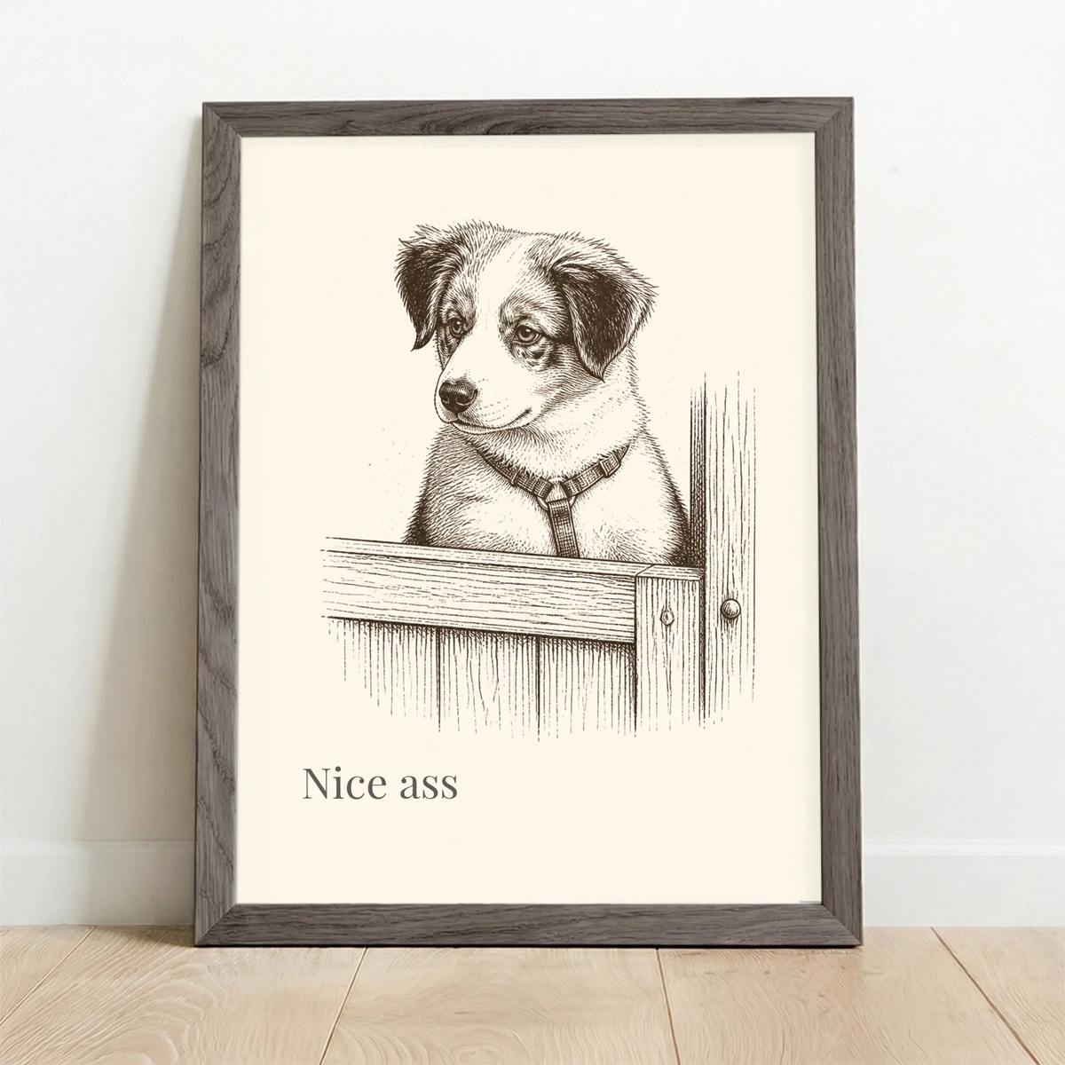 Framed Poster UK oak