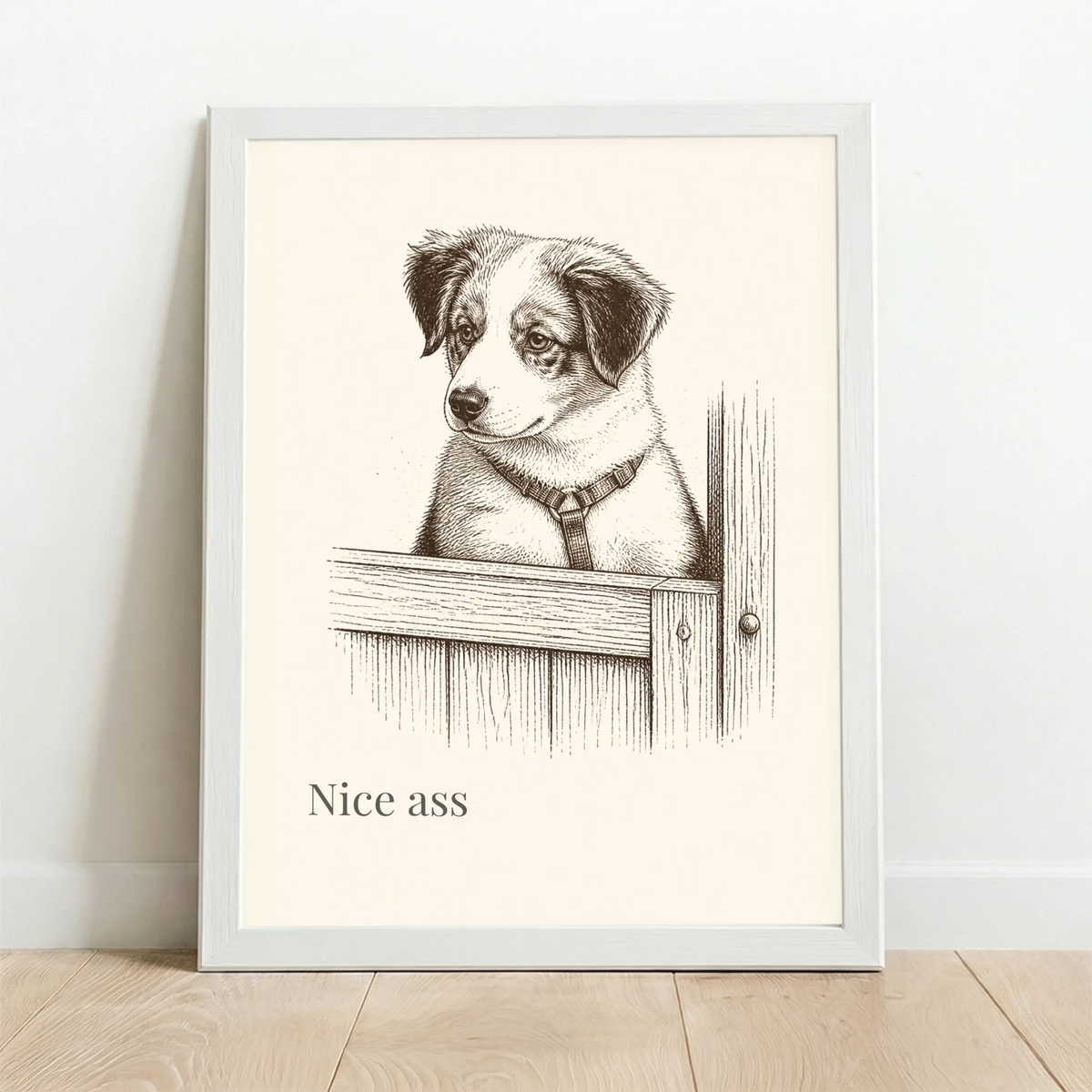 Framed Poster white