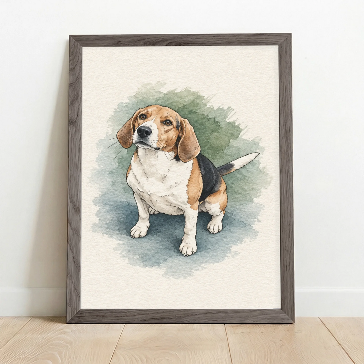 Framed Poster UK oak