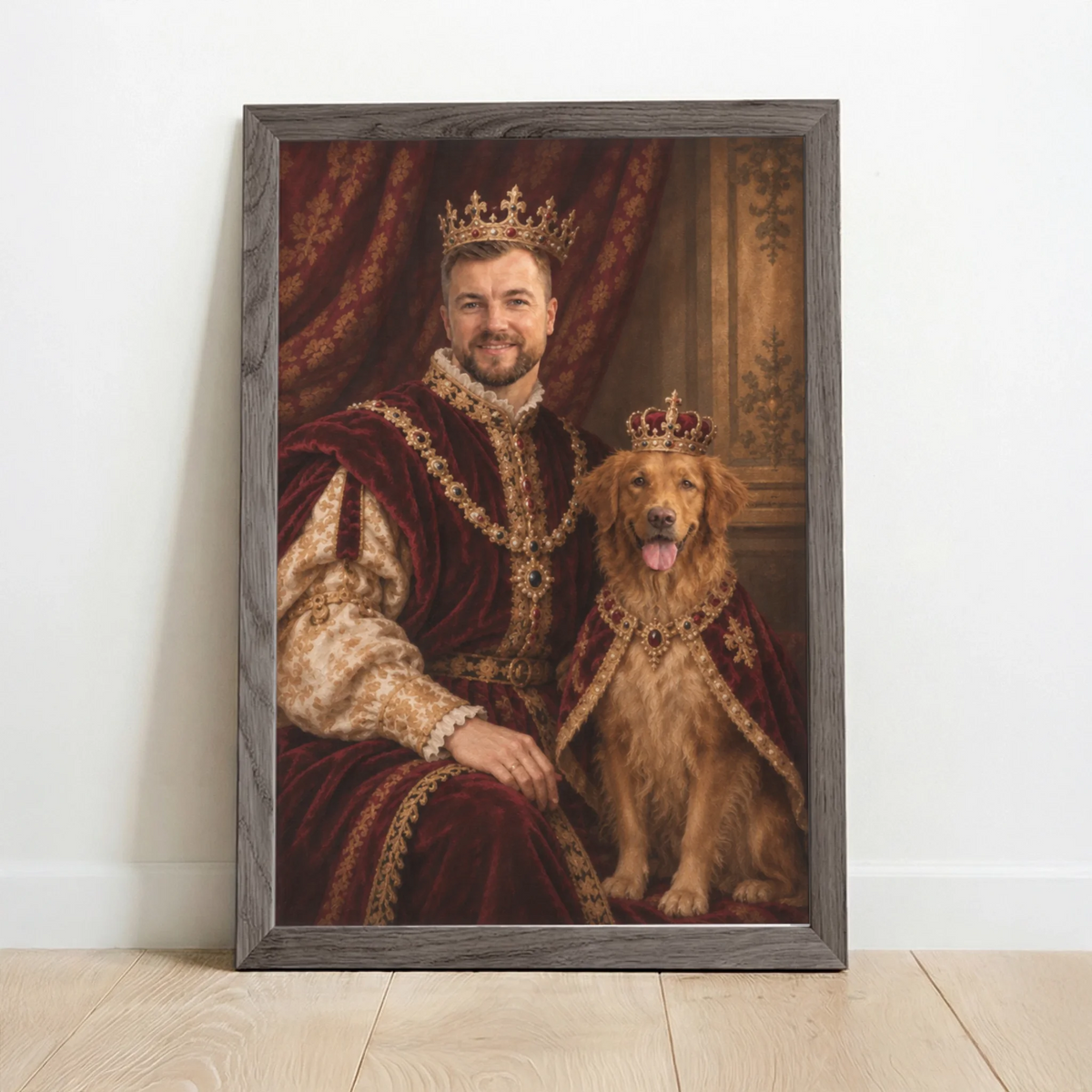 Framed Poster UK oak copy