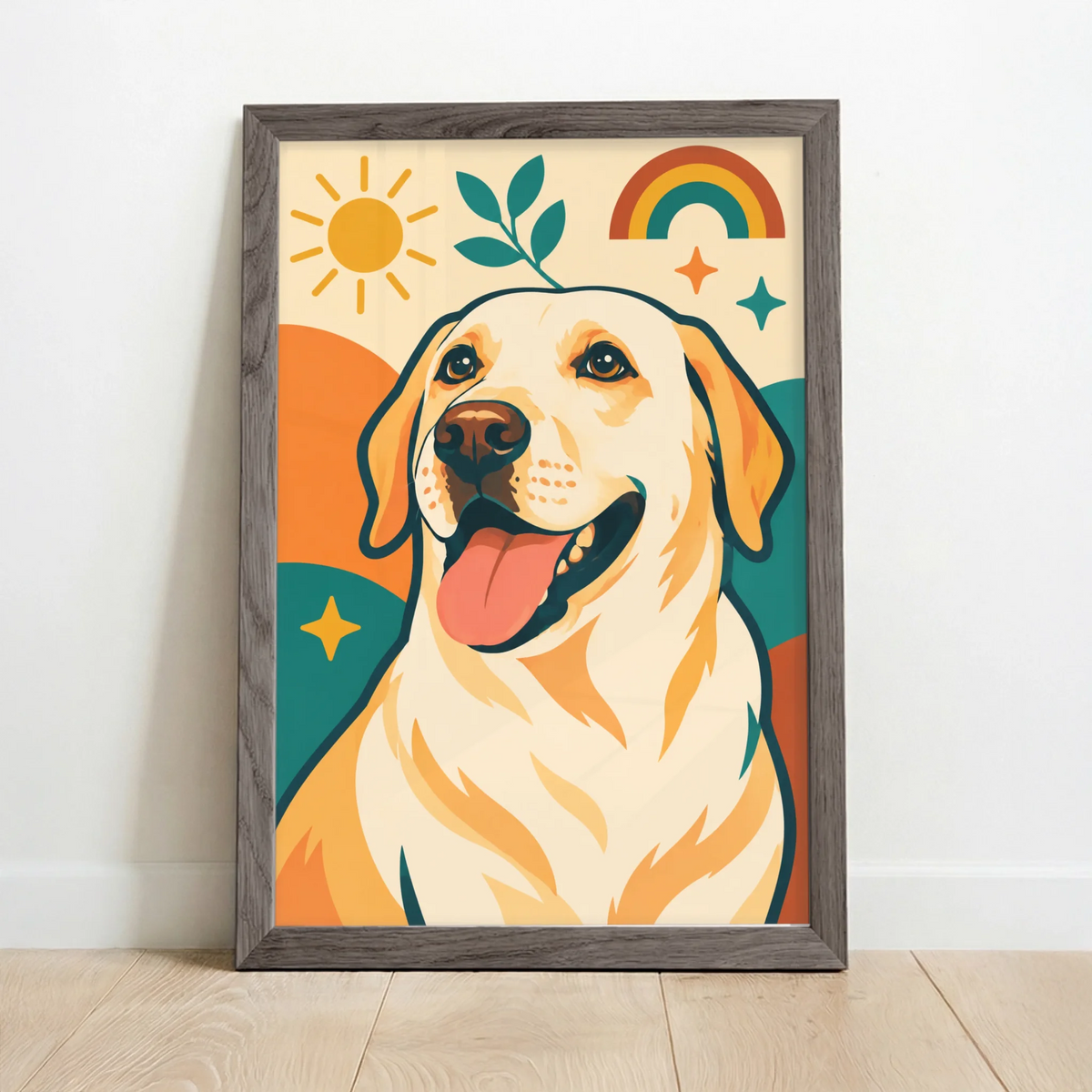 Framed Poster UK oak copy