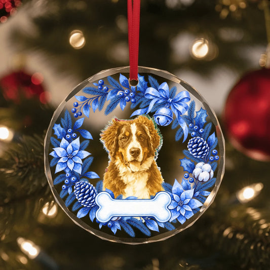 Glass Ornament US SHOP circle