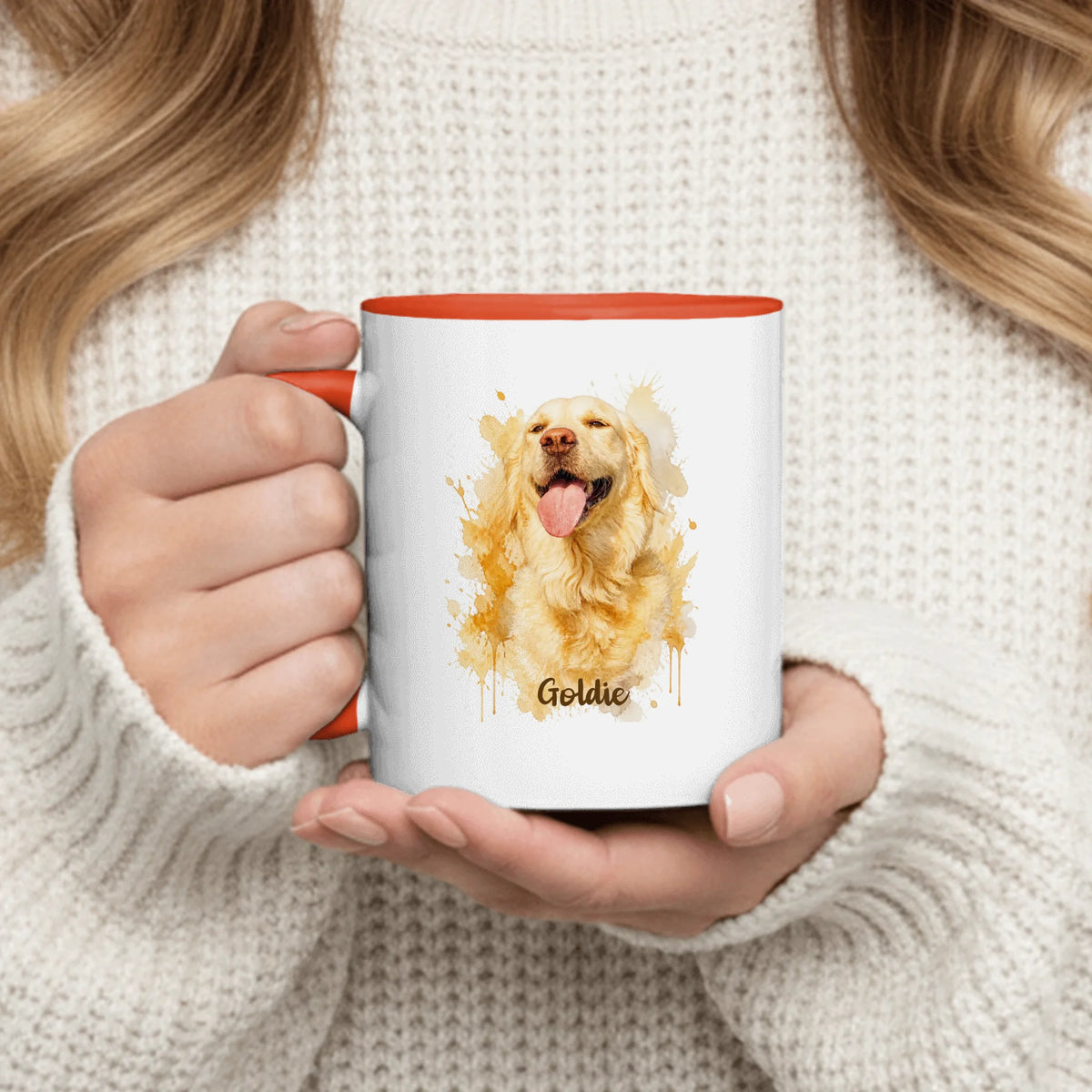 Personalized Mug - Watercolor Realistic Portrait