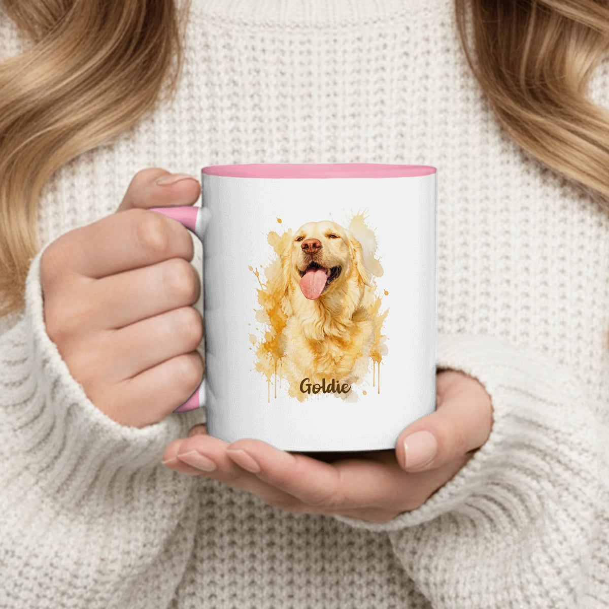 Personalized Mug - Watercolor Realistic Portrait
