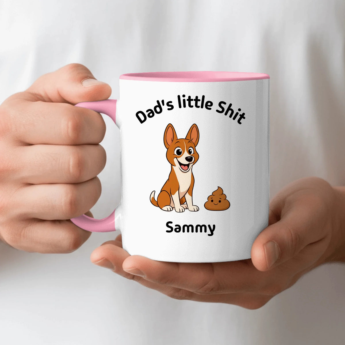 Personalized Mug - Dads little Shit
