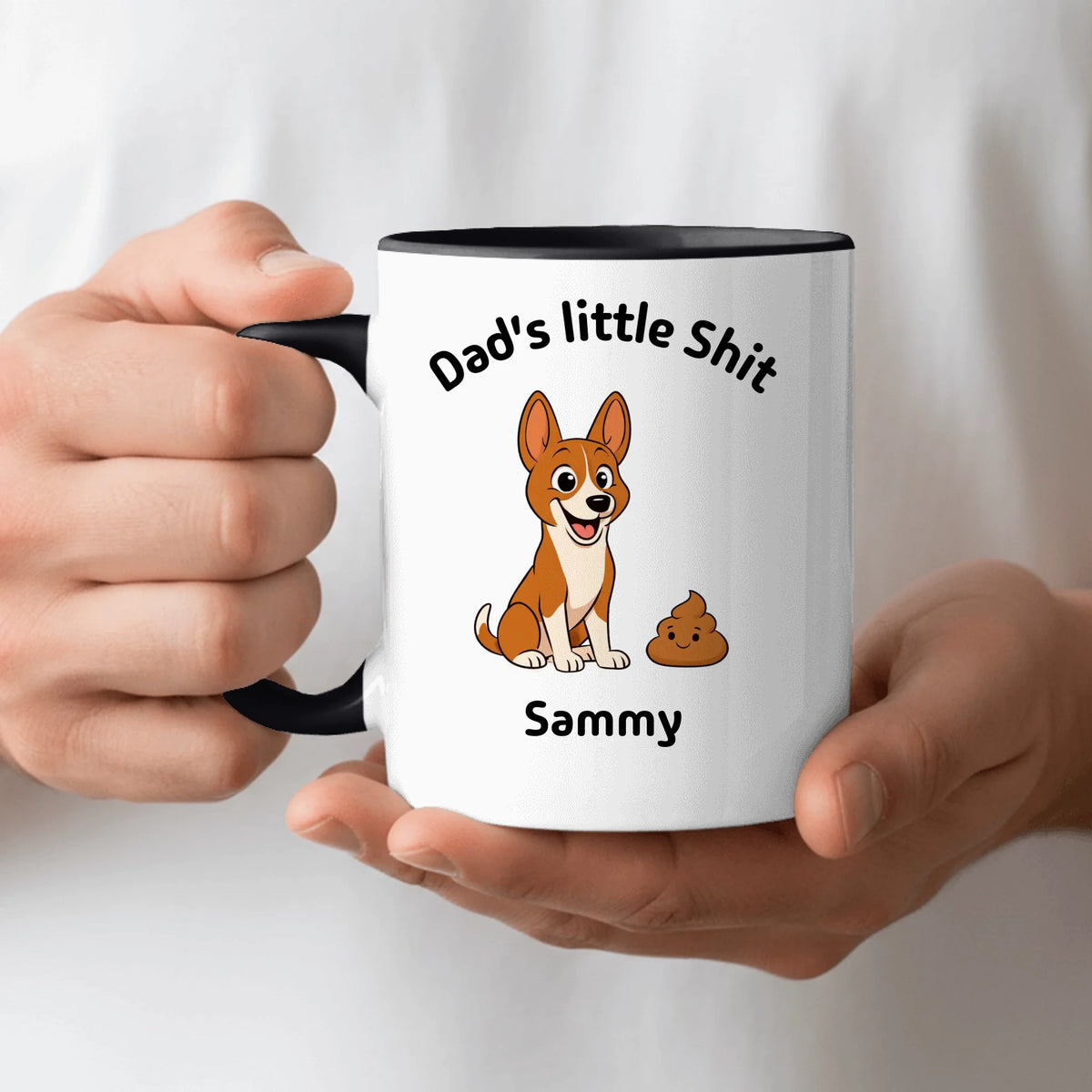 Personalized Mug - Dads little Shit
