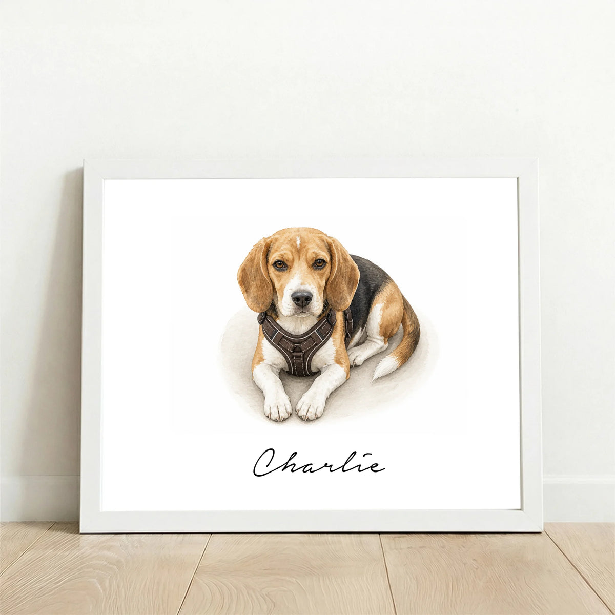 Framed Poster UK horizontal white
